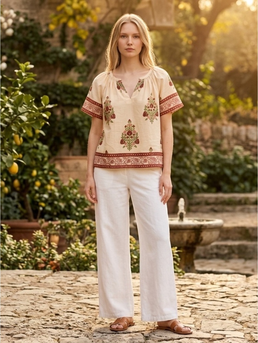 NWT Small Tuckernuck Blush Chandelier Elena Top